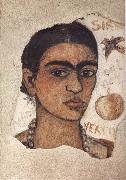 Frida Kahlo Self-Portrait Very Ugly painting